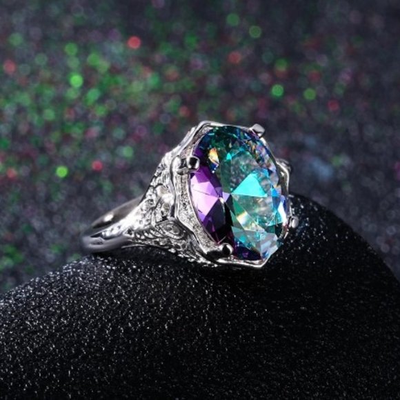 Mystic Topaz Ring - Picture 1 of 4